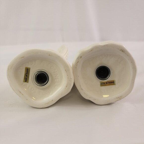 Vintage McConnell Talus Collectible Ceramic Angels Salt & Pepper Shaker Set - Picture 15 of 15